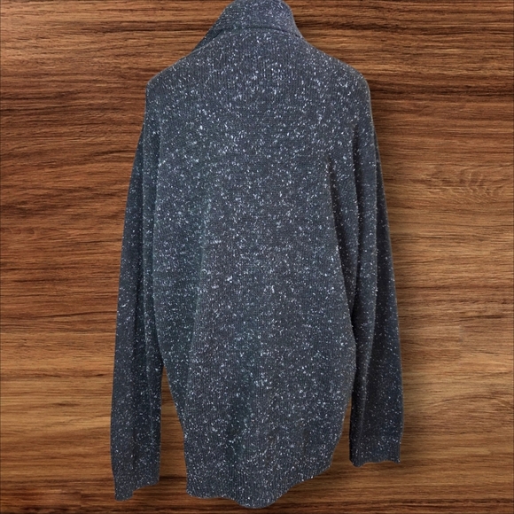George Men's Speckled Gray Cardigan Size L - Picture 2 of 5